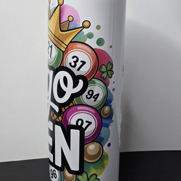 Bingo Queen 20 oz Tumbler - Picture 4 of 4